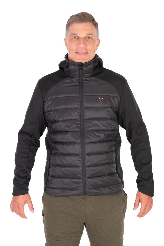 Fox bunda collection hybrid jacket black orange - xl
