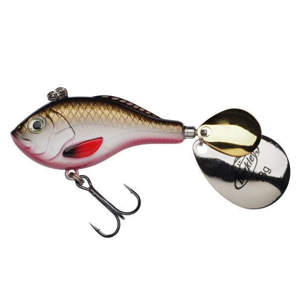 Berkley Nástraha Pulse Spintail XL Sinking Black And Red 8 cm 18 g