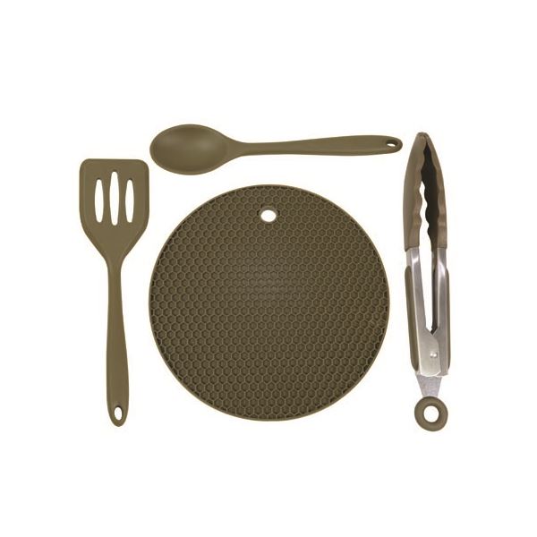 Trakker Silikonové Kuchyňské Nádobí Armolife Silicone Utensil Set