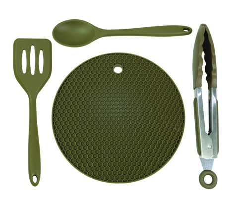 Levně Trakker silikonové kuchyňské nádobí armolife silicone utensil set