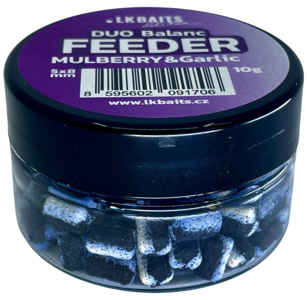 Lk baits duo balanc feeder 5x8 mm 10 g - mulberry a garlic