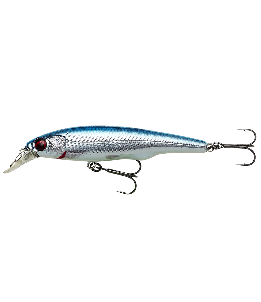 Levně Savage gear wobler gravity twitch sr suspending blue chrome - 9,5 cm 15 g