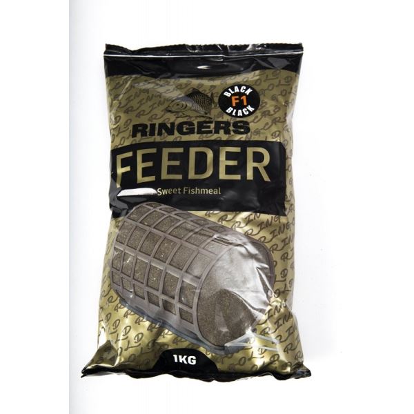 Ringers Krmítková Směs F1 Fishmeal Feeder Mix Black 1 kg