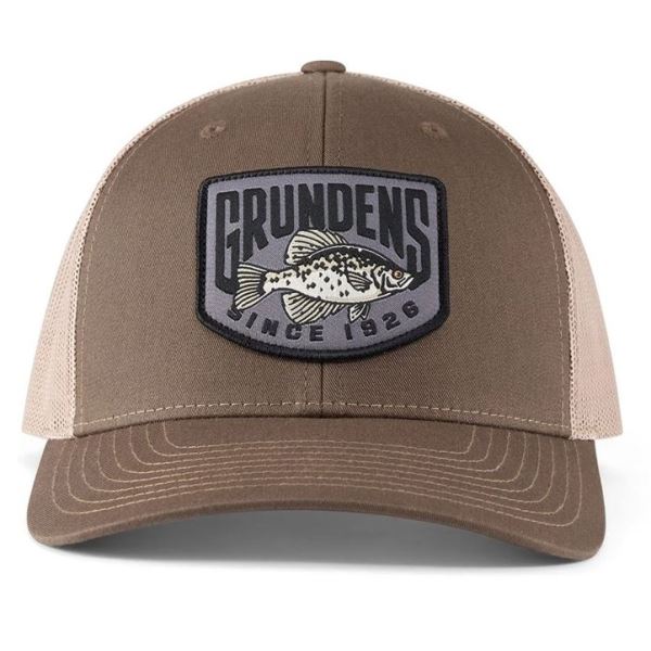 Grundéns Kšiltovka Crappie Patch Trucker Driftwood/Khaki
