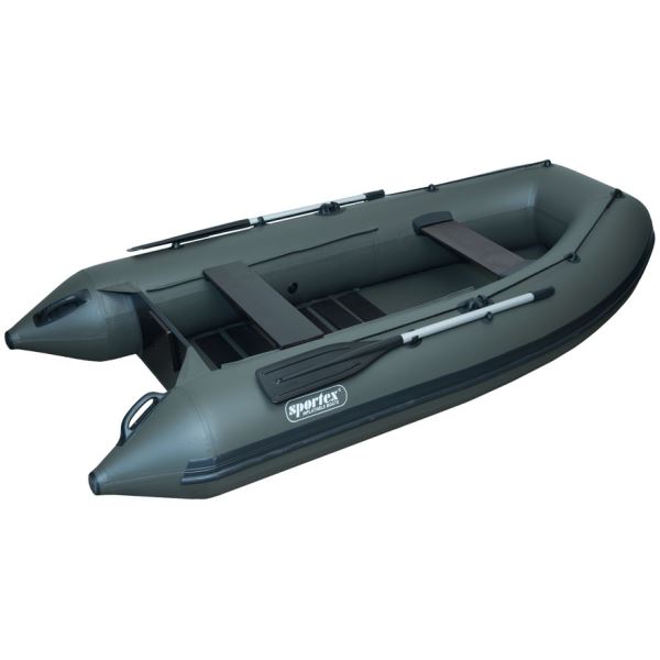 Sportex Nafukovací Čluny SHELF 270 Lamelová Podlaha Zelený