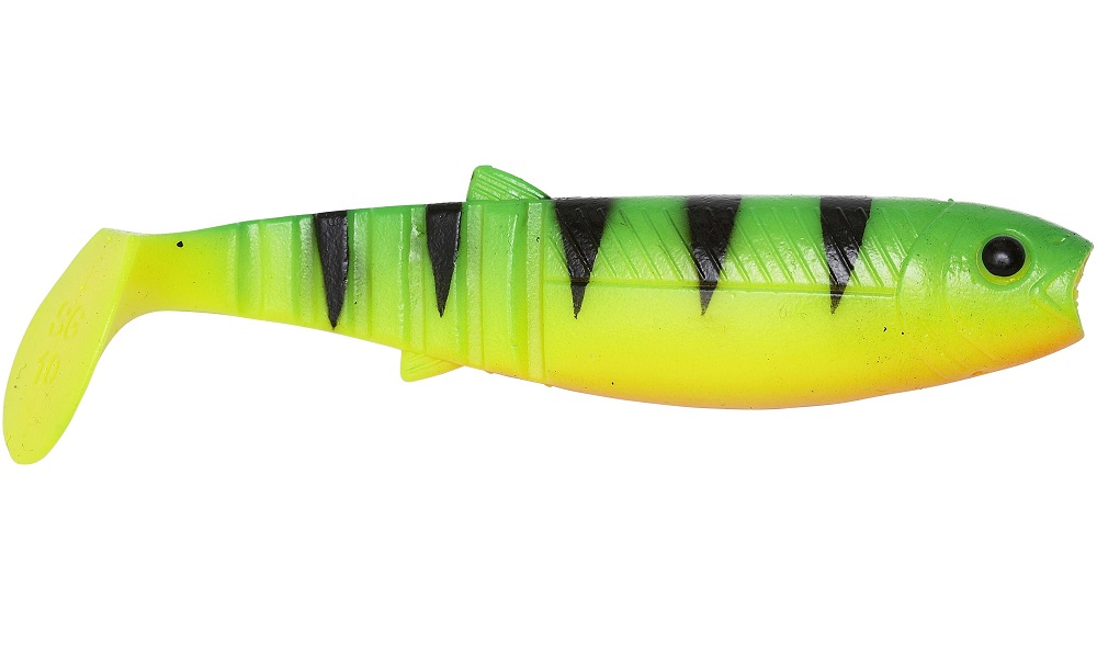 Savage gear gumová nástraha cannibal shad bulk firetiger-6,8 cm 3 g