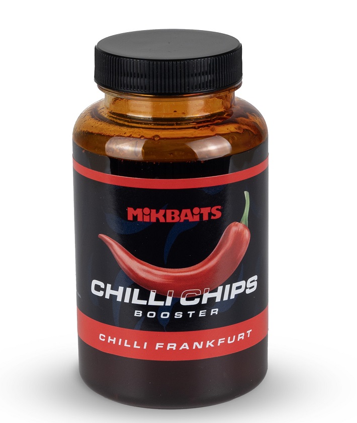 Levně Mikbaits chilli chips booster chilli frankfurt 250 ml