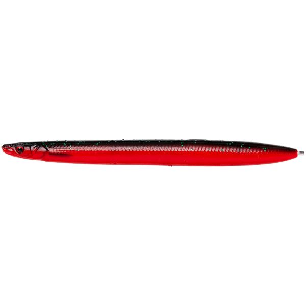 Savage Gear Gumová Nástraha 3D Soft Line Thru Sandeel Sinking Red N Black 12,5 cm 20 g