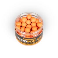 Mikbaits Plovoucí Boilie Fluo Půlnoční pomeranč 150 ml (1)