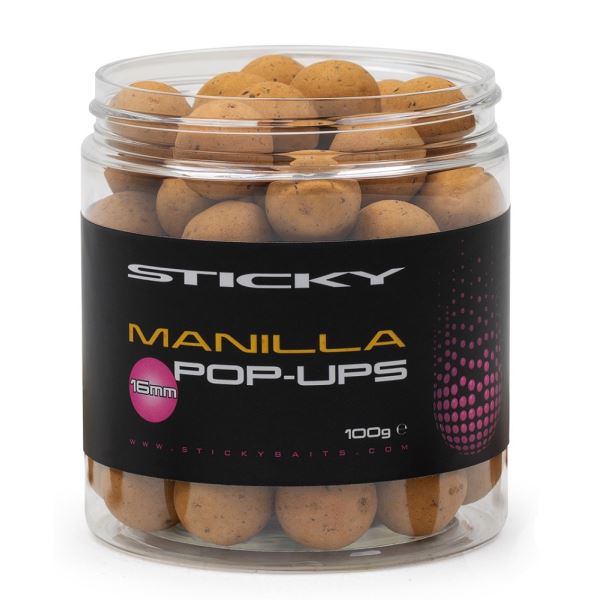 Sticky Baits Plovoucí Boilies Manilla Pop-Ups 100 g