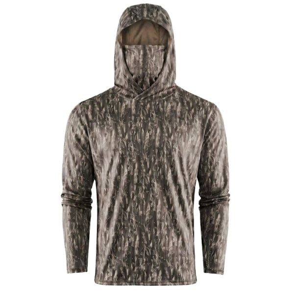 Grundéns Triko Tough Sun Masked Hoodie Marsch Camo