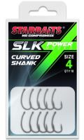 Starbaits Háček Power Hook Ptfe Coated Curved Shank 10 ks-Velikost 4