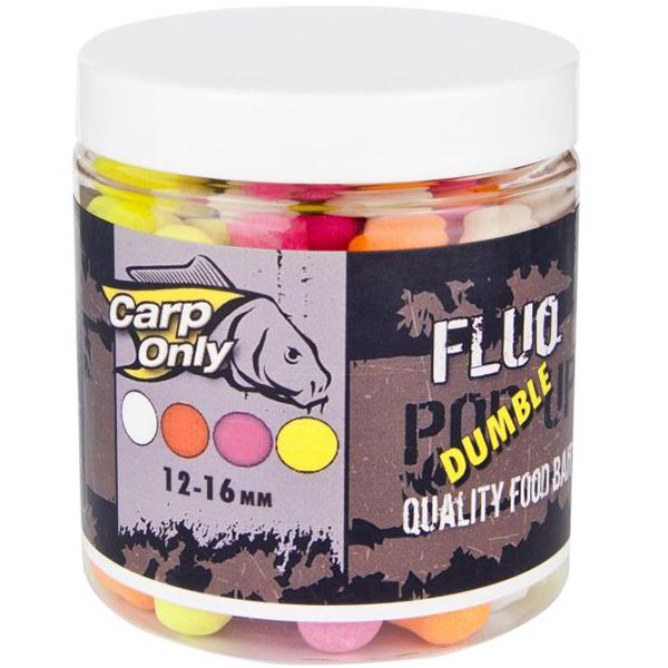 Carp Only Plovoucí Boilies Fluo Mix 4 Barev 80 g 12/16/20 mm