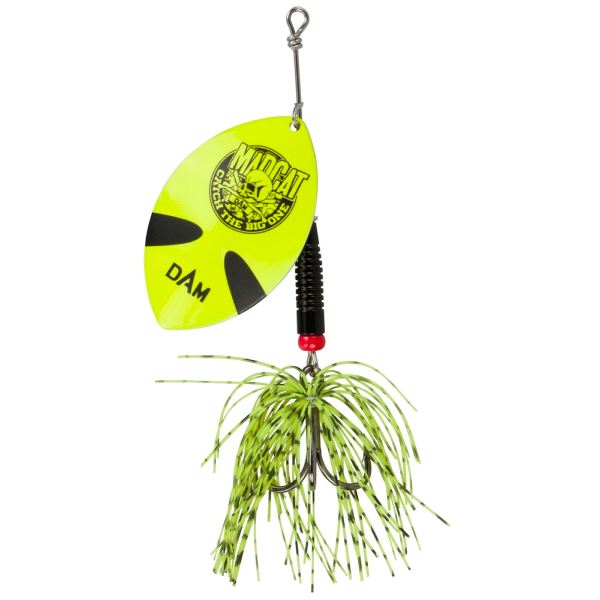 Madcat Třpytka Big Blade Spinners Fluo Yellow 2/0 55 g