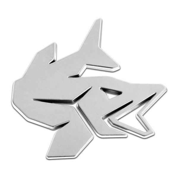 Delphin 3D Nálepka Pike Chrom