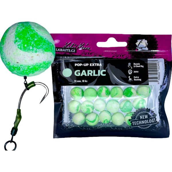 LK Baits Plovoucí Boilie Pop-Up Extra Garlic