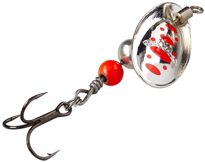 Gunki rotačka dots spotted 0h full silver-red - velikost 0 hmotnost 2,2 g