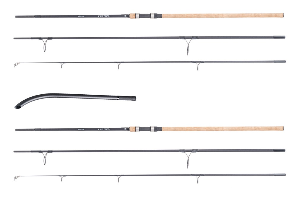 Mivardi prut vector carp mk2 fc 360h 3,6 m 3 lb 3-díl 2x + vrhací tyč carbo stick xl