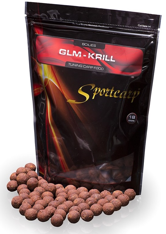 Levně Sportcarp boilies glm krill-1 kg 18 mm