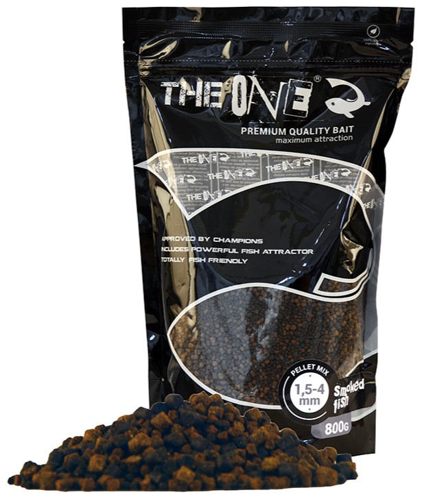 The one pellet mix smoked fish 800 g - 1,5-4 mm