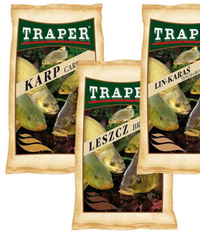 Traper vnadící směs popular 0,75 kg - lín karas