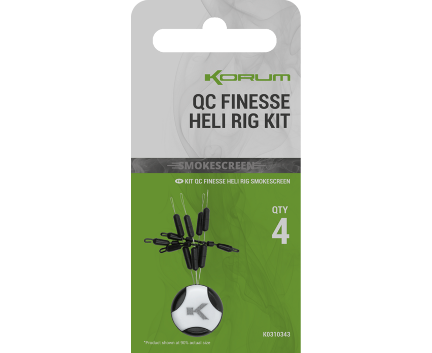 Korum montáž smokescreen qc finesse heli rig kit