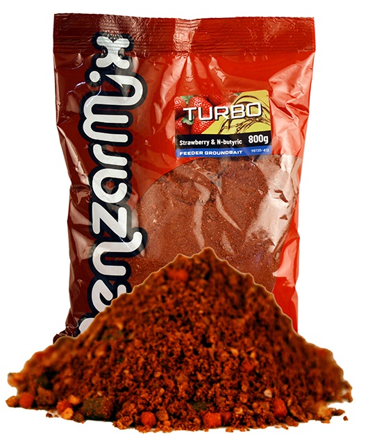 Levně Benzar mix krmítková směs turbo feeder 800 g - jahoda kyselina máslová