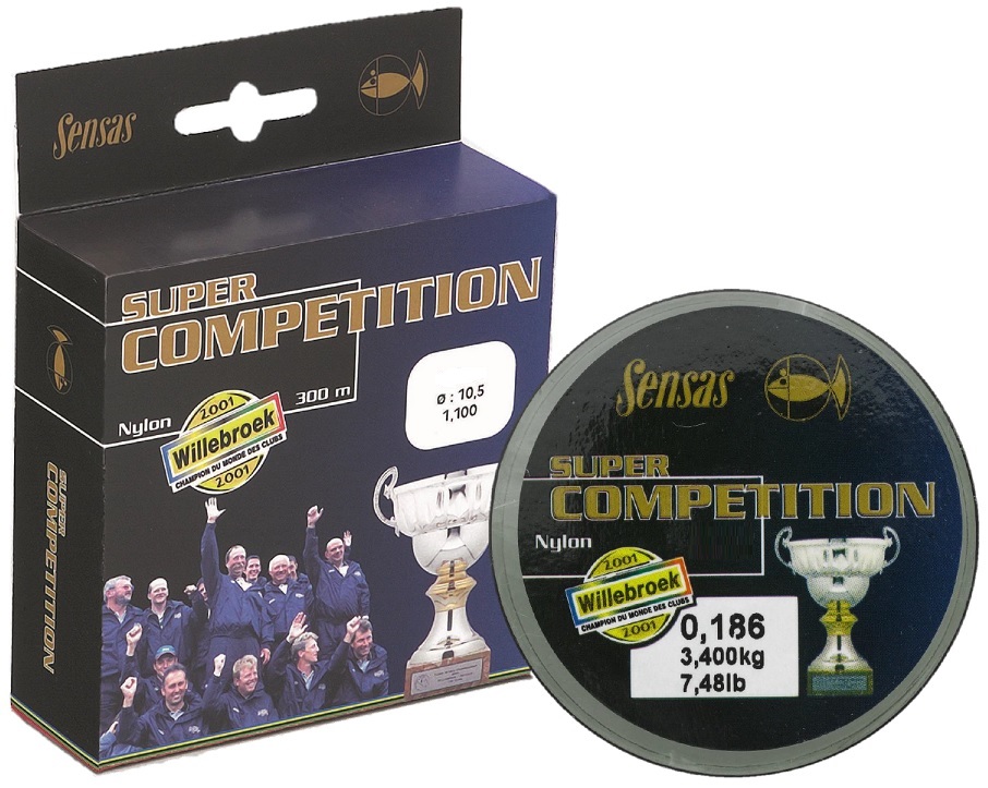 Sensas vlasec super competition 50 m - 0,203 mm 3,9 kg