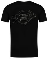 Korda Tričko One Liner Tee Black - XXXXL