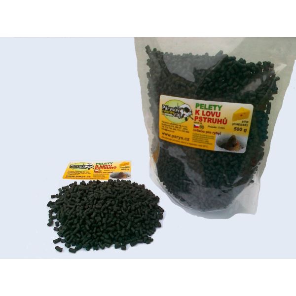 Parys Pelety pro lov pstruhů na dírkách 500 g