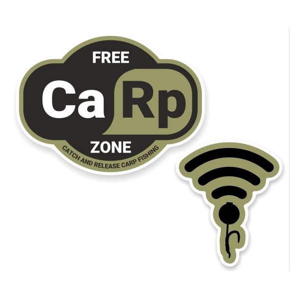 4ANGLERSDESIGN Samolepka 71 Free Carp Zone