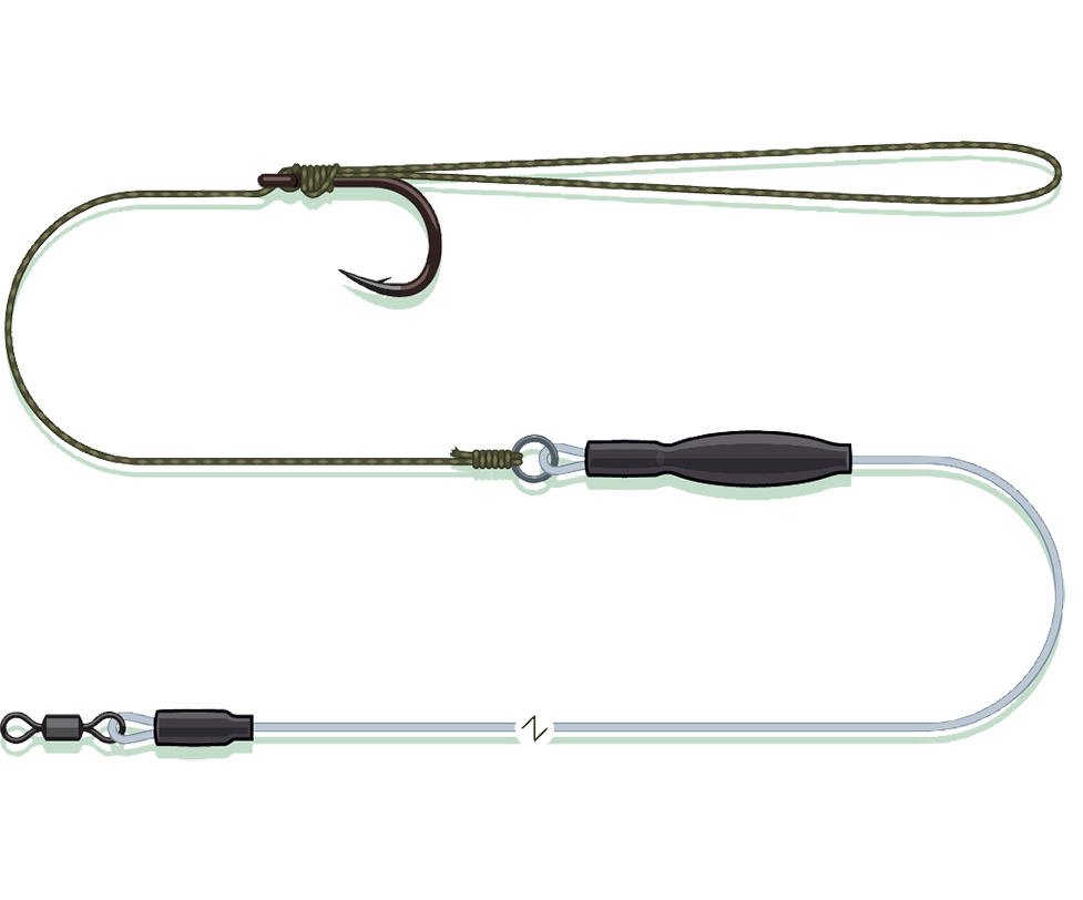 Levně Madcat návazec pop up pellet rig sinking - 0,95 mm - 70 cm 3/0