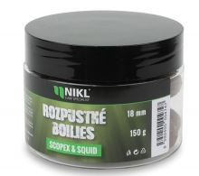 Nikl Rozpustné Boilies Scopex &amp; Squid 150 g