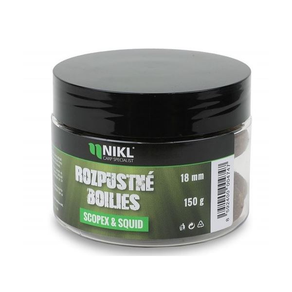 Nikl Rozpustné Boilies Scopex & Squid 150 g