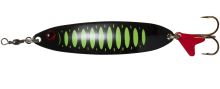 Dam Třpytka Effzett Slim Standard Spoon UV Fluo Green Black - Délka 9,5 cm Hmotnost 32 g