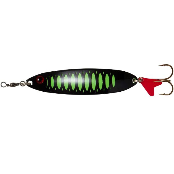 Dam Třpytka Effzett Slim Standard Spoon UV Fluo Green Black