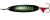 Dam Třpytka Effzett Slim Standard Spoon UV Fluo Green Black