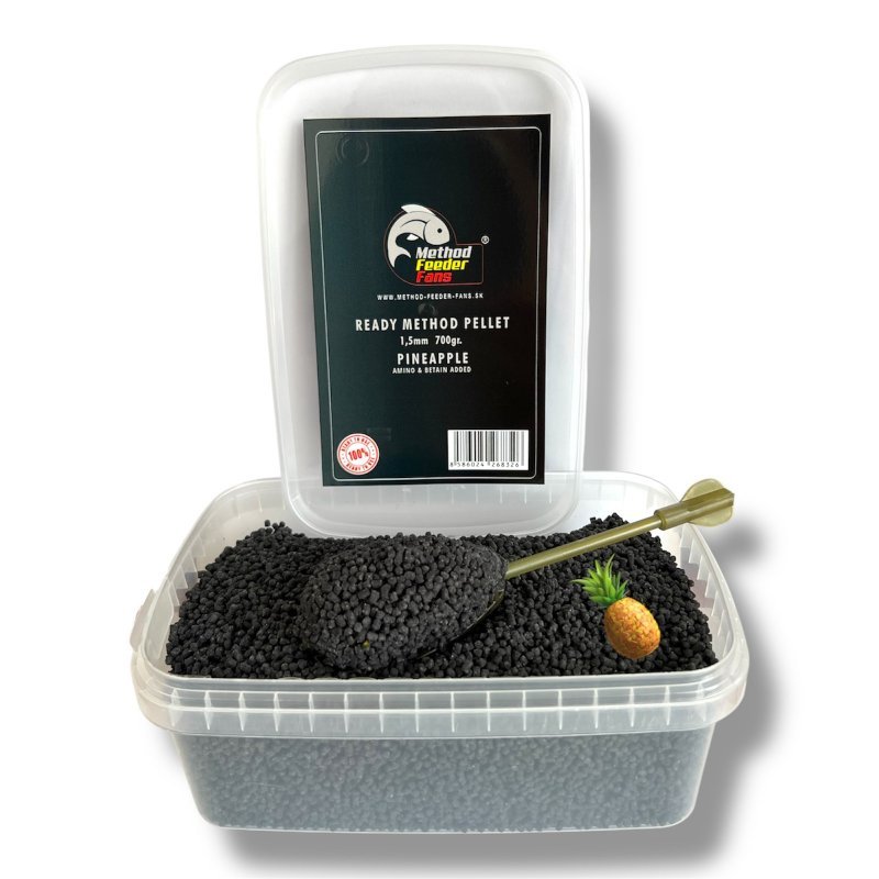 Levně Method feeder fans pelety ready method 700 g 1,5 mm - ananas
