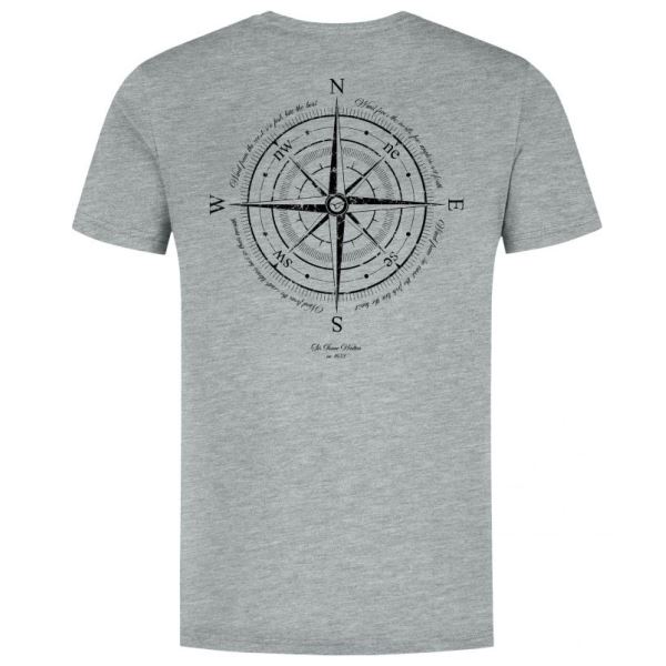 Korda Tričko Compass Tee Heather Grey