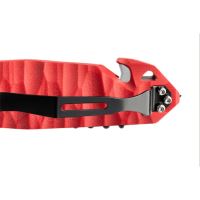 TB Outdoor Zavírací Nůž CAC Army PA6 TX Kombinované Ostří Vývrtka Red (2)