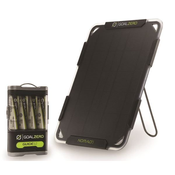Goal Zero Solární Panel Nomad 5 s Bateriovým Boxem Guide 12 Solar Kit