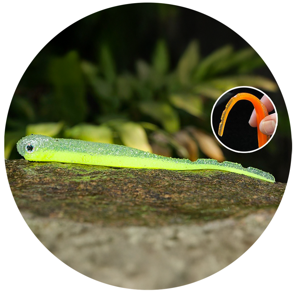 Redbass smáček big snake signal yellow g uv color - 15,5 cm 11 g