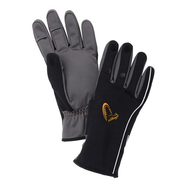 Savage Gear Rukavice Softshell Winter Glove Black