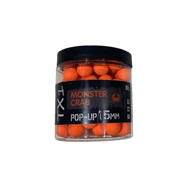 Shimano Plovoucí Boilie TX1 Pop Up Monster Crab 80 g 15 mm Orange