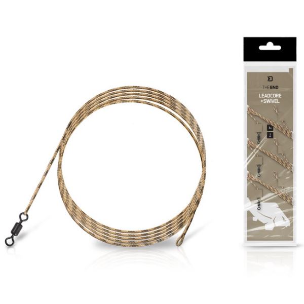 Delphin Montáž TheEND Leadcore + Swivel 1 m 3 ks