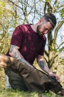Korda Tričko TK Digi Kamo Tee Burgundy (4)