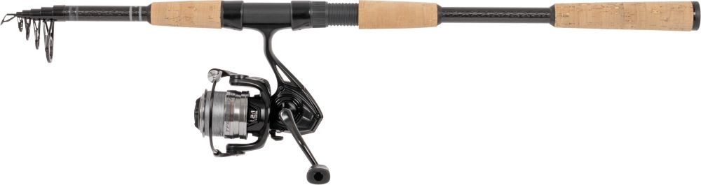 Zebco prut tele spin combo 2,4 m 45 g + naviják 2000 fd + šňůra 0,14 mm