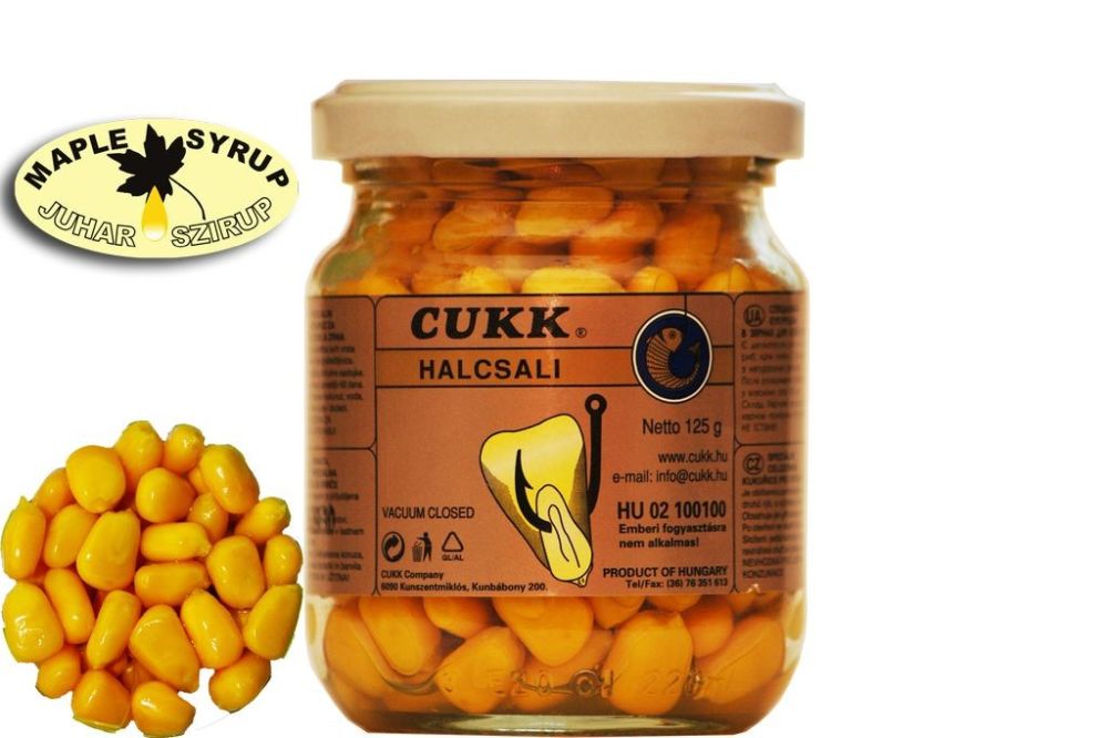 Levně Cukk kukuřice bez nálevu 220 ml-javorový sirup