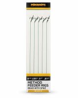 Mikbaits Method Feeder Návazce Z Pletené Šňůrky S Hrotem 5 ks (1)