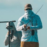 Grundéns Triko Tough Sun Masked Hoodie Squal Camo (7)